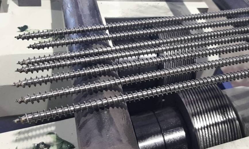 Накатка шурупных резьб